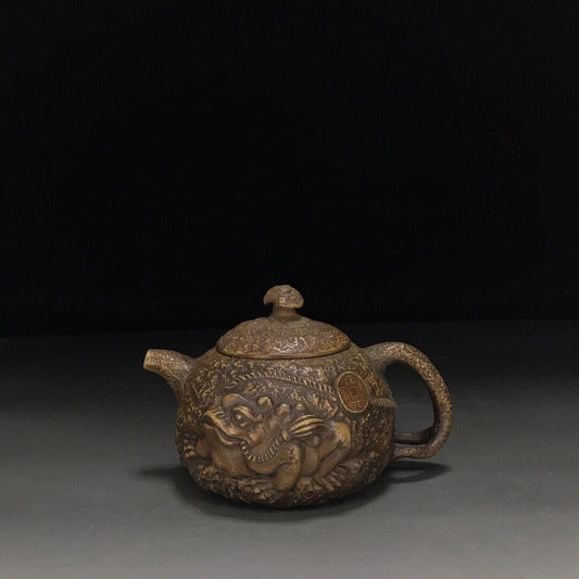 vintage chinese yixing purple clay teapot zisha ceremony teaware collection rare