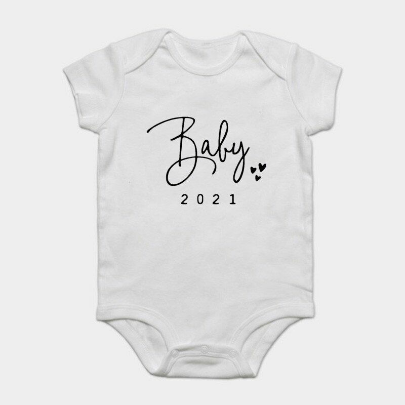 T-shirt Family Matching Clothes Father Mother Daughter Son Clothes Baby Cotton