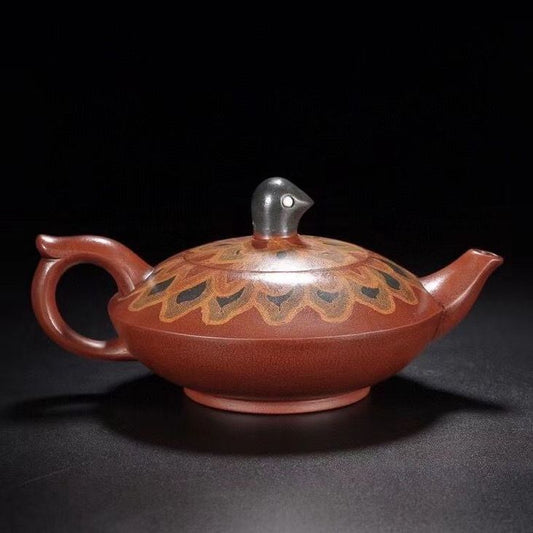 Vintage Chinese Yixing Purple Clay Teapot Zisha Ceremony Fashion Gift Teaware
