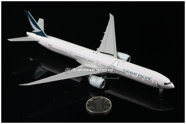 1:400 JC Wings CATHAY PACIFIC BOEING 777-300ER Passenger Airplane Diecast Model