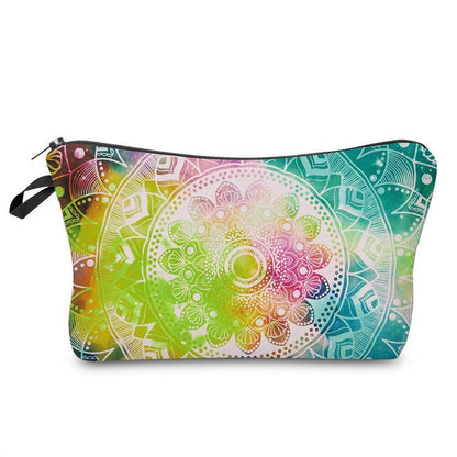 Colorful Pattern Women Travel Storage Bag Cosmetic Bag Waterproof Make Up Bags