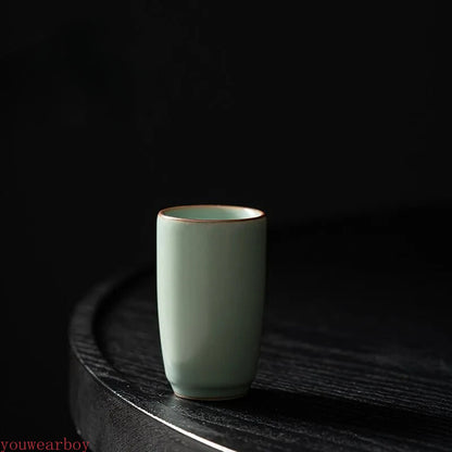 Azure Ru Porcelain Smells Fragrance Cup Handmade Ceramic High Teacup Master