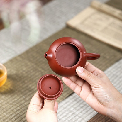 150ml Marked Tea Pot Real Yixing Zisha Zhu Clay Xishi Pot Handmade Kungfu Teapot
