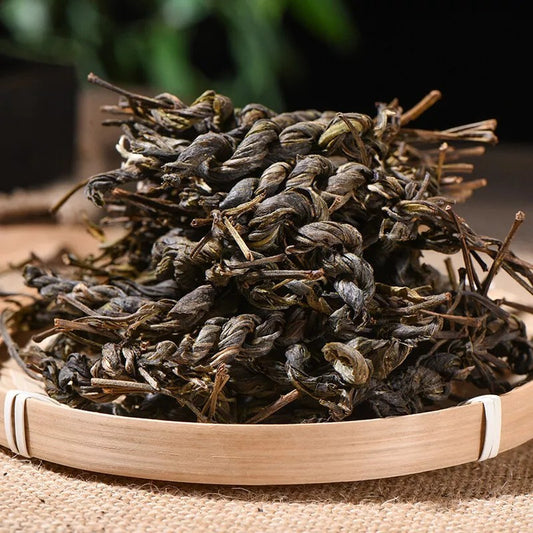 1000g Plait Uncooked Puer Handmade Snowy Mountain Braided Loose Meng Ku Puer Tea