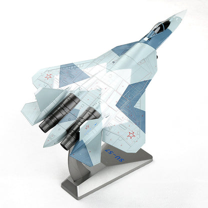 1/72 Russian Air Force SU-57 Stealth Fighter Alloy Aircraft Model Collection