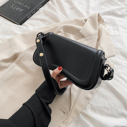 Luxury Synthetic Leather Shoulder Crossbody Bag Underarm Purse Handbag 24*15*6CM