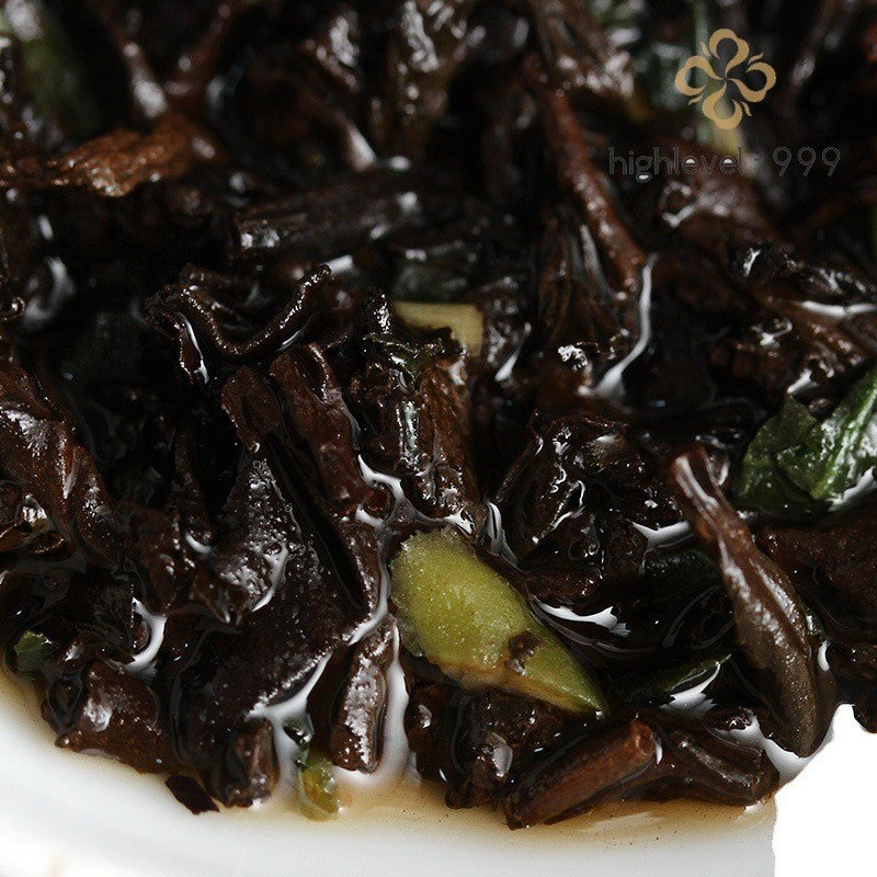 500g Ripe Puer Square Brick Nuomixiang Menghai Yunnan Big Tree Compressed Tea