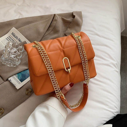 Shoulder Bag Women Leather Pu Quilted Bag Female Luxury Handbags Women Bags