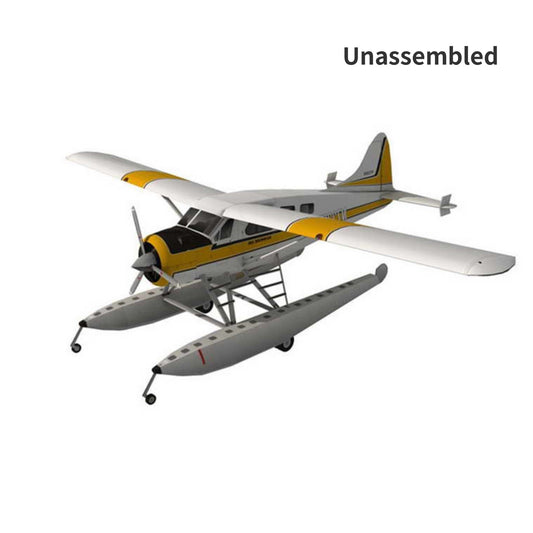 CAN 1:32 DHC-2 Beaver Float Seaplane 3D Plane Paper Model Aircraft Unassembled