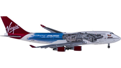 1:400 JC Wings Virgin Atlantic BOEING 747-400 Airplane Flap Down Diecast Model