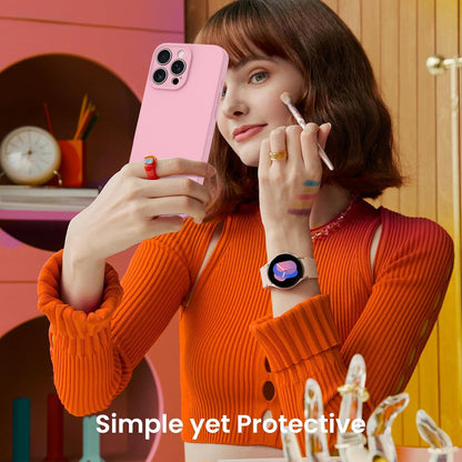 Compatible with Iphone 16 Pro Max Case, Liquid Silicone Upgrade [Camera Protecti