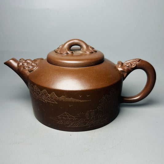 Vintage Chinese Yixing Purple Clay Teapot Zisha Ceremony Teaware Collection Rare