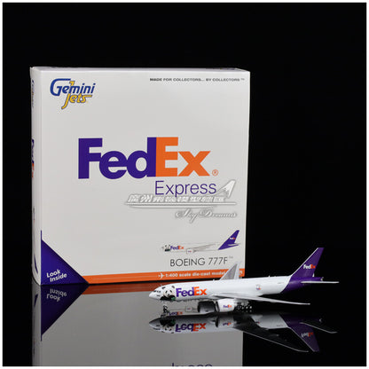 1:400 GeminiJets FedEx Express BOEING B777F Airplane Diecast Aircraft Model