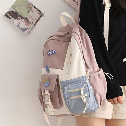 Women Backpack Nylon School Backpack Teenage Girls Ladies BagBackpack School