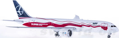 1:400 JC Wings LOT POLISH AIRLINES BOEING 787-9 Passenger Airplane Diecast Model