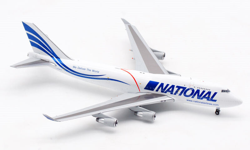JC Wings NATIONAL AIRLINES FOR BOEING B747-400BCF N756CA 1/400 Aircraft Model