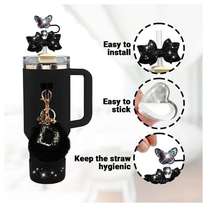 6Pcs Accessories Set for Stanley Cup 40 30oz Insulated Sleeve Travel Cup Holder