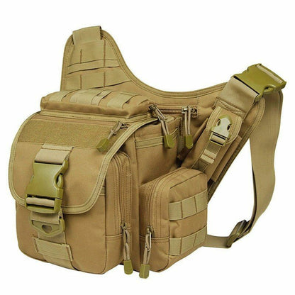 Tactical Shoulder Bag Sling Backpack Camping Hunting Hiking Waterproof Nylon 1PC
