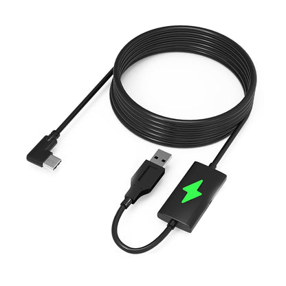 5m/16ft Link Cable w/ Separate Charging Port for Quest 2/ for PICO 4/ for Neo 3
