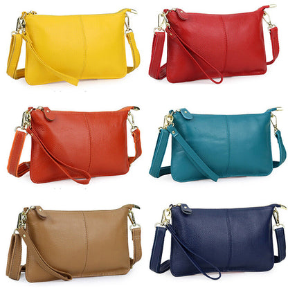 Women Genuine Leather Clutch Messenger Handbag Crossbody Shoulder Bag Purse