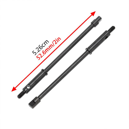 New 4mm Widen Wheel Hub Metal Wheel Axle Set For Axial SCX24 90081 RC Car Parts