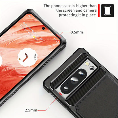 For Google Pixel 8 7 Pro Pixel 8 7 PU Leather Flip Wallet Cover with Card Holder