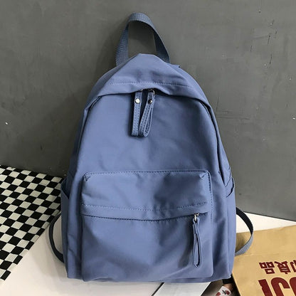Fashion Backpack Canvas Backpack Anti-theft Shoulder Bag School 31*12*42 CM Blue