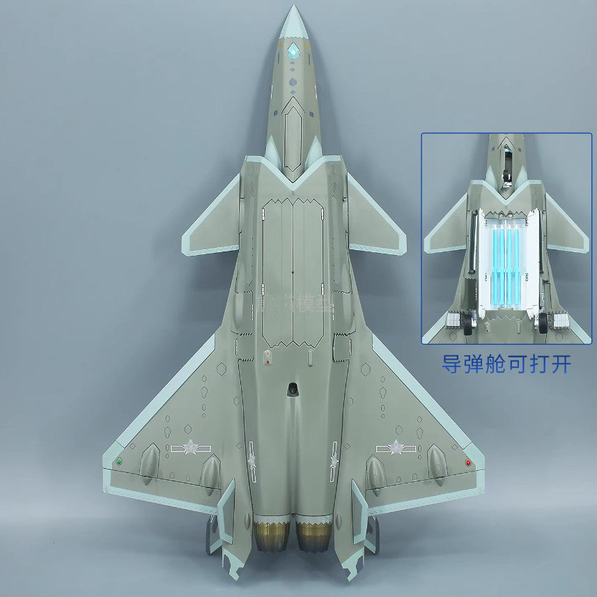 45CM 1:48 J-20S Stealth Fighter Aircraft Plane Diecast Military Airplane Model