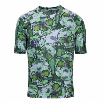 Downhill Jersey Skull Men Mountain Bike Offroad MX Cycling Clothes MTB Bicycle