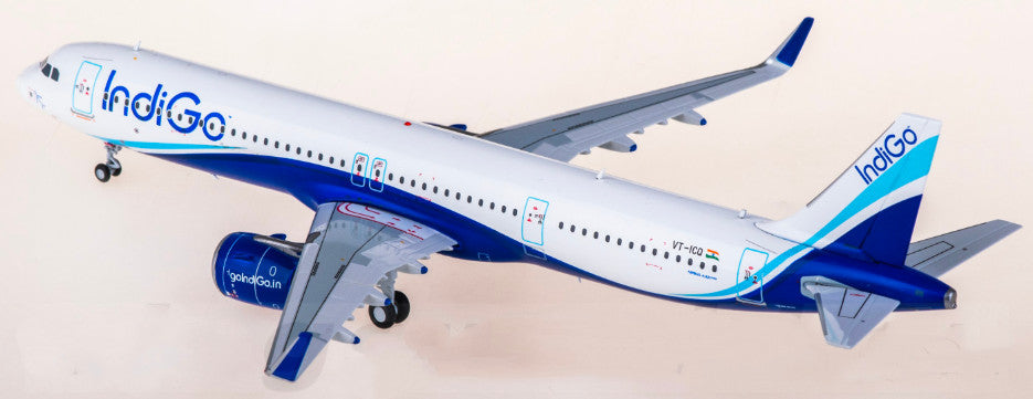1:200 JC Wings Indigo Airbus A321neo Passenger Plane Diecast Aircraft Model