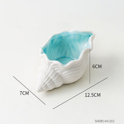 Ceramic Shell Storage Storage Modern Home Decoration Living Room Bedroom Desktop
