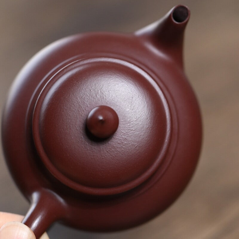 Original Ore Real Yixing Zisha Tea Pot Purple Grit Master Pot 190ml Marked Pots