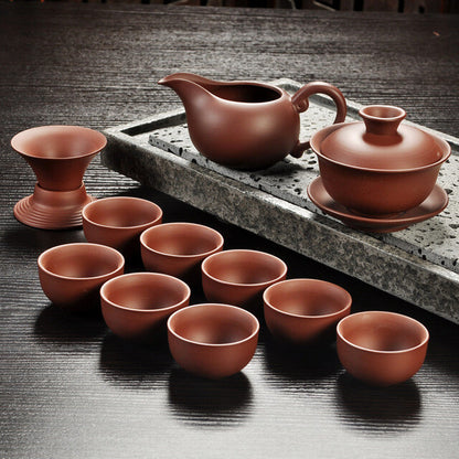 Handmade Drinkware China Kung Fu Purple Sand Teapot Tea Set Ceramic Teapot Cup