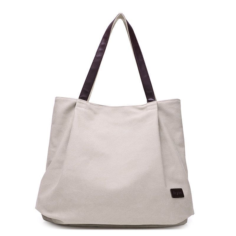 Leisure Canvas Bag Large Capacity Purse Fashion Versatile Handbag Bags Polyester