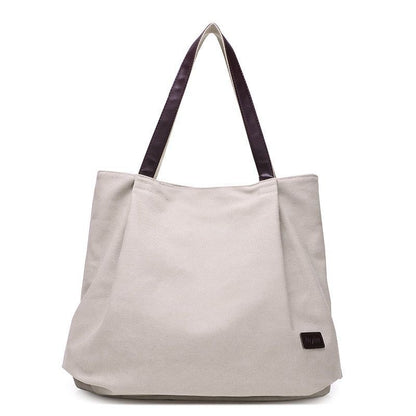 Leisure Canvas Bag Large Capacity Purse Fashion Versatile Handbag Bags Polyester