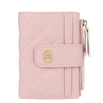 Synthetic Leather Wallet Purse Card Holder Coin Money Bag Zipper 12.5*9.5*2.5 CM