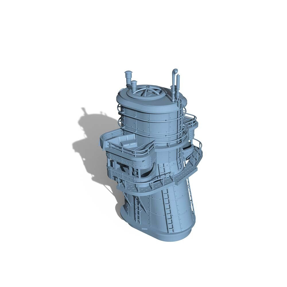 1/700 1/350 Model Upgrades Parts USS Arizona Chimney