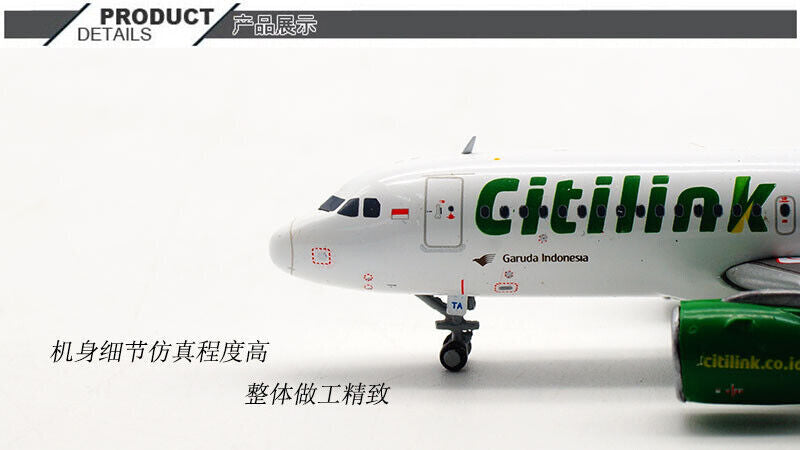 1:400 JC WINGS Scoot AIRBUS A320-200 Passenger Airplane Diecast Aircraft Model
