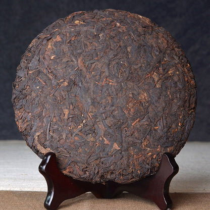 357g Menghai Ripe Pu-erh Tea Cake | Yunnan Aged Puerh Dark Tea Premium Natural