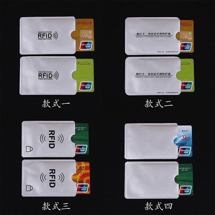 Credit Card Card Case Anti Rfid Bank Metal Card Holder Bag Holder Protector Card