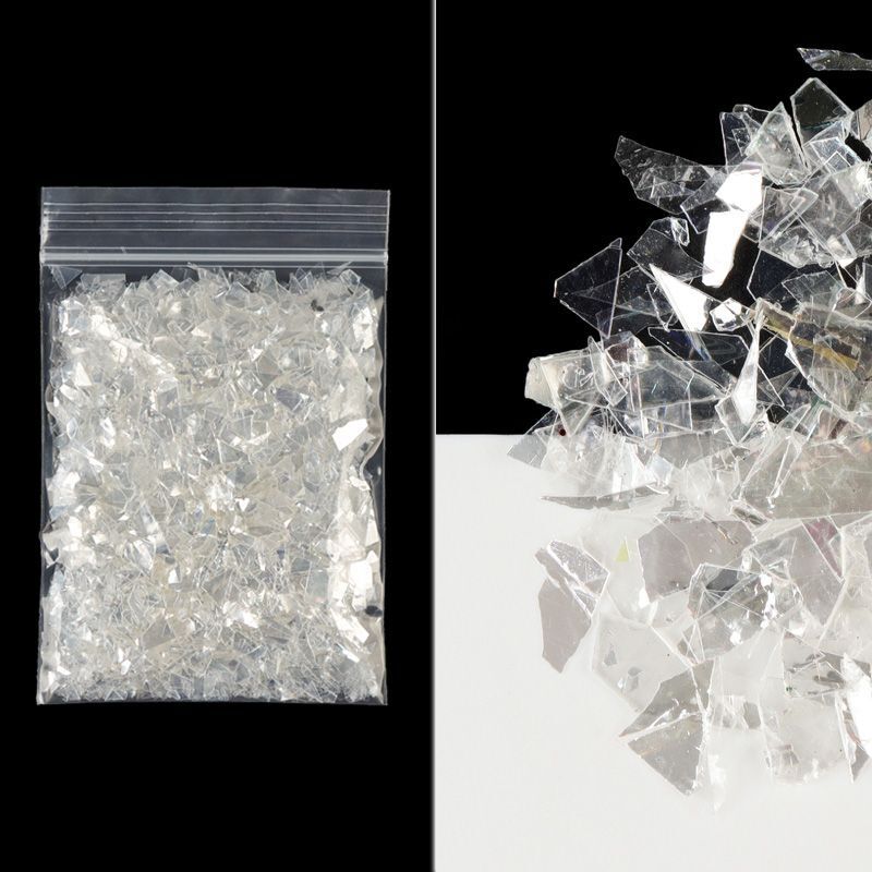 Nail Art Decor 10g Holographic Irregular Sequins Glitter Sparkly Colorful Flakes