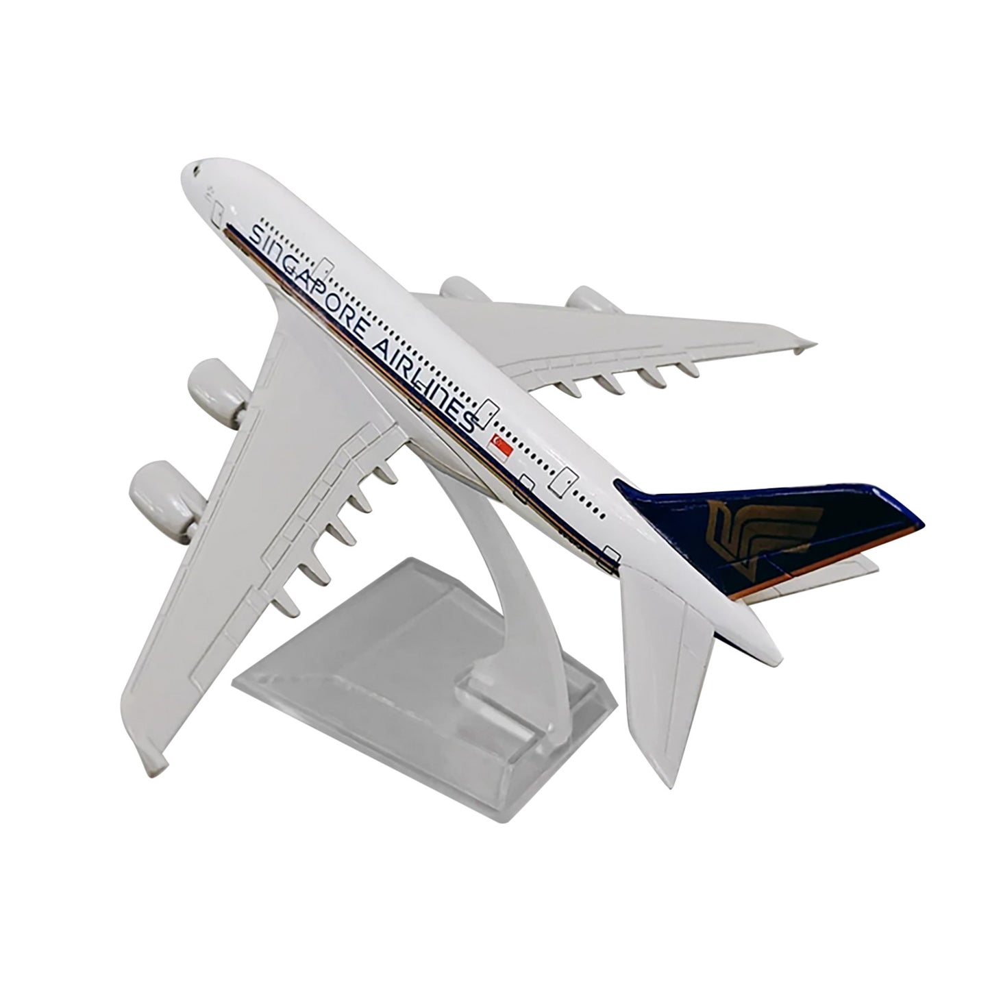 1/400 Scale 16cm Aircraft Singapore A380 Alloy Plane Model Static Display Gift