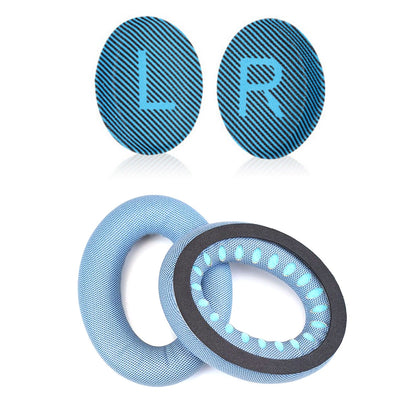 Blue Soft Ear Pads Cushion Cover For BOSE Quiet Comfort QC35 QC35II Headphones