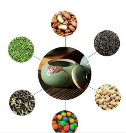 Ice Crack China Tea Caddy Pretty Tea Pot Storage Canister Ceramic Tea Jar Box
