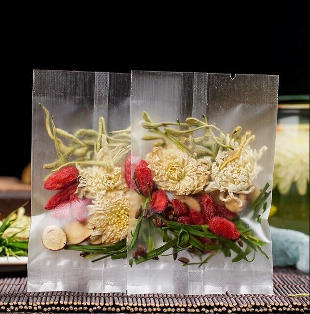 Honeysuckle, chrysanthemum, cereal, tapioca seed, rock sugar, light bamboo leaf-