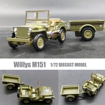 WWII USA Willys M151 1/72 diecast Model