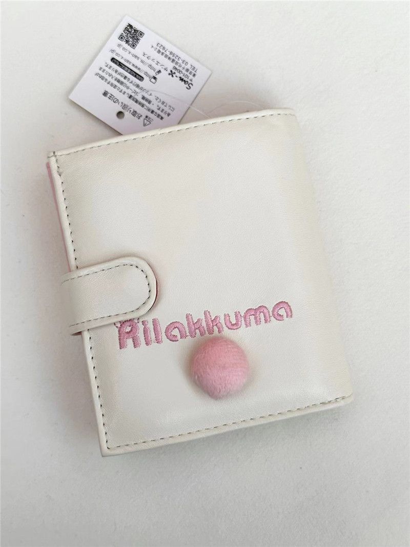 Cute Wallet Purse Synthetic Leather Card Holder Short Money Bag Clips 11*10*3 CM