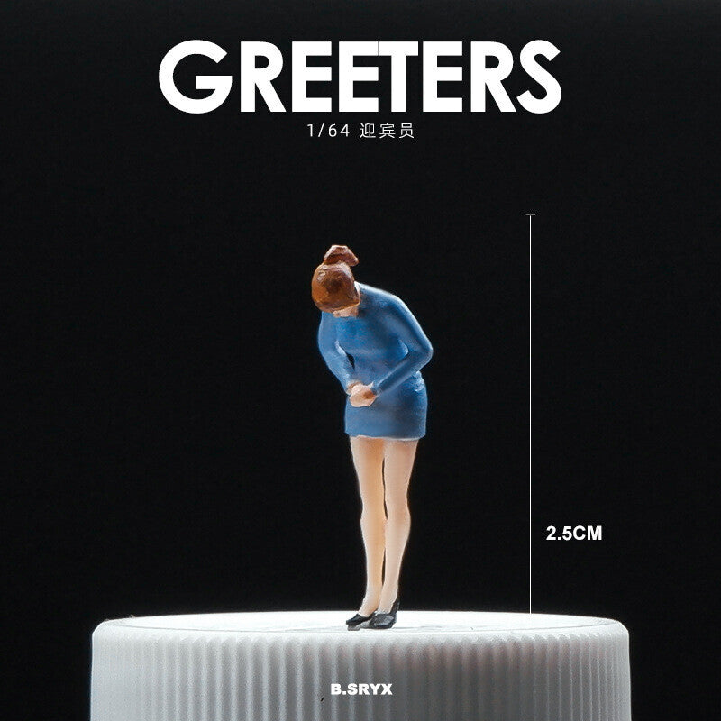 1/64 Figure Model Sexy Girl Model Boy Model City Street Mini Scene Doll