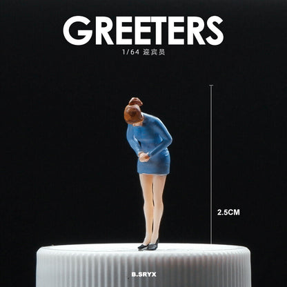 1/64 Figure Model Sexy Girl Model Boy Model City Street Mini Scene Doll