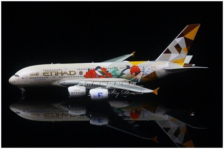 1:400 Phoenix ETIHAD AIRBUS A380 Passenger Airplane Diecast Aircraft Plane Model